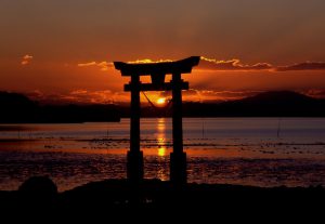 tramonti Giappone suggestivi